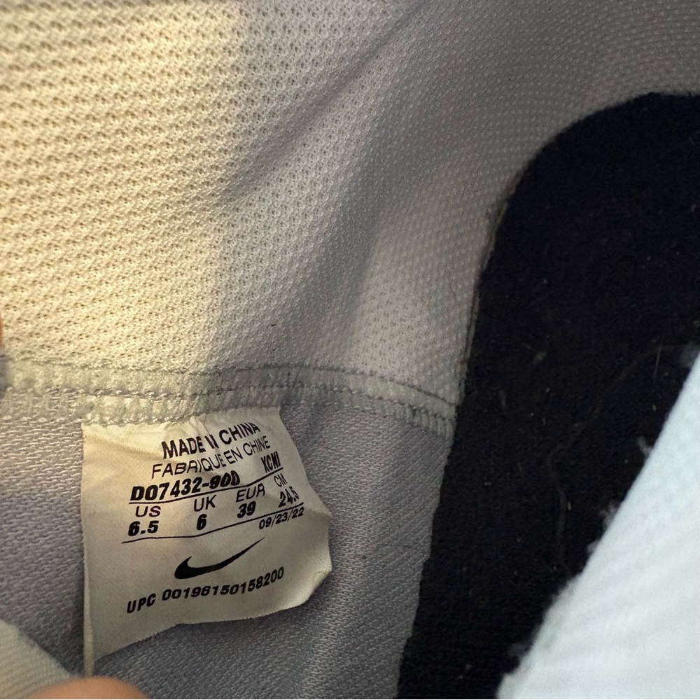 Nike Blazers Mid Lace Up Sneakers Leather Yellow Red Swoosh Mens 6 1/2 Custom - Picture 7 of 7